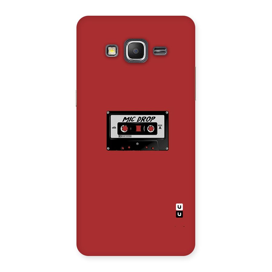 Mic Drop Cassette Minimalistic Back Case for Galaxy Grand Prime