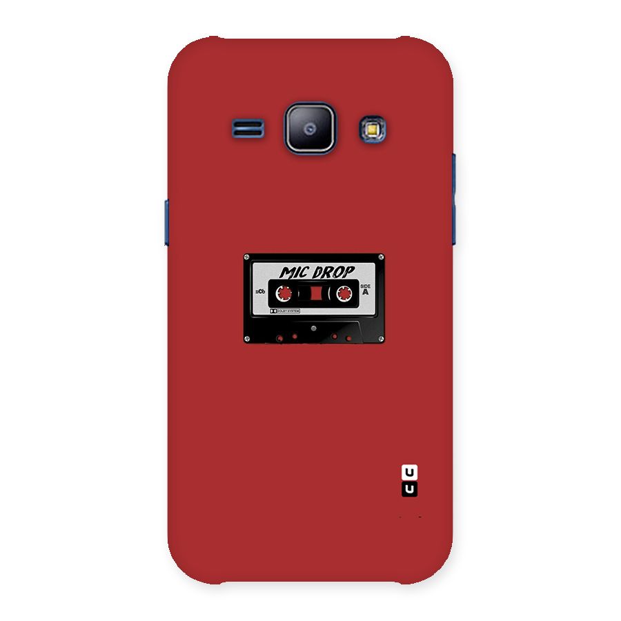 Mic Drop Cassette Minimalistic Back Case for Galaxy J1