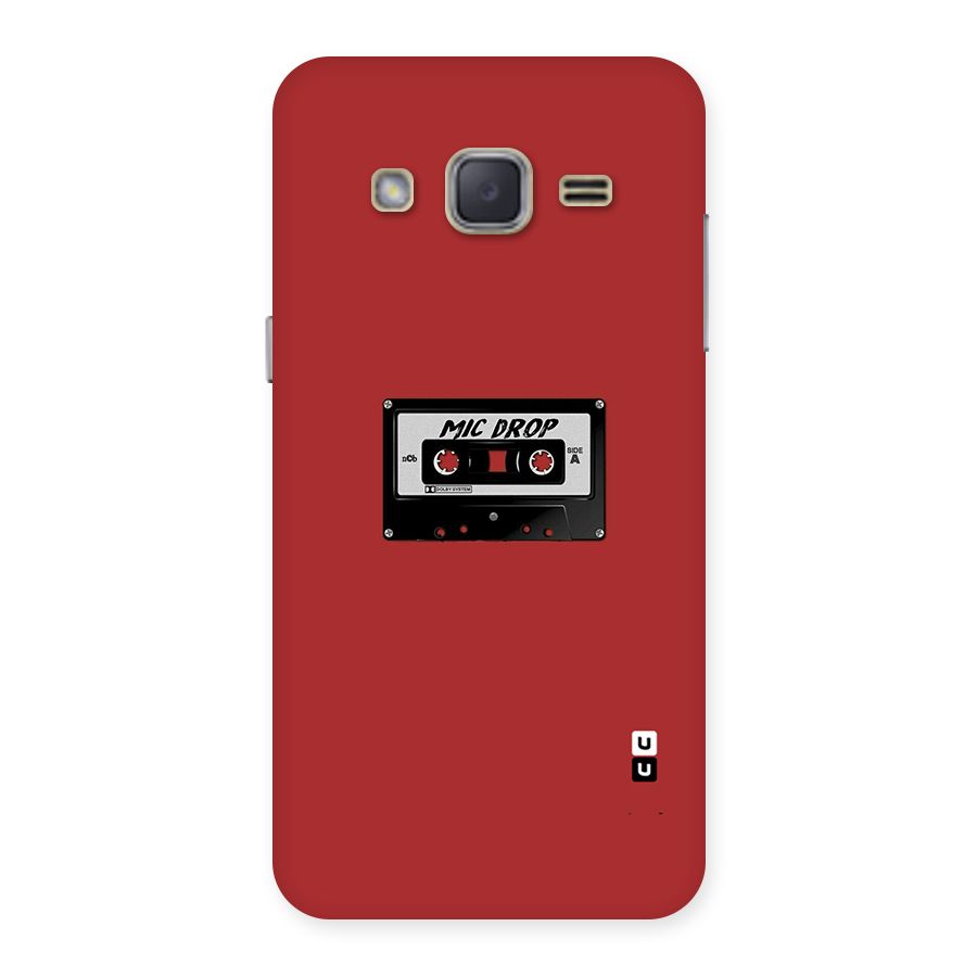 Mic Drop Cassette Minimalistic Back Case for Galaxy J2