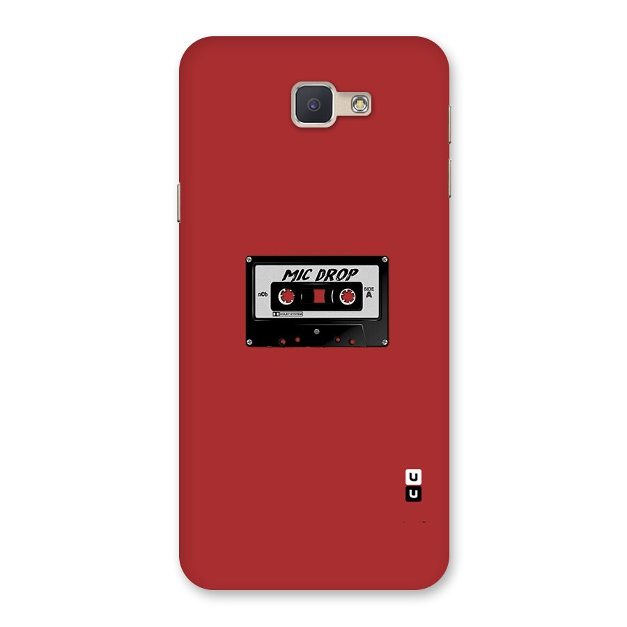 Mic Drop Cassette Minimalistic Back Case for Galaxy J5 Prime