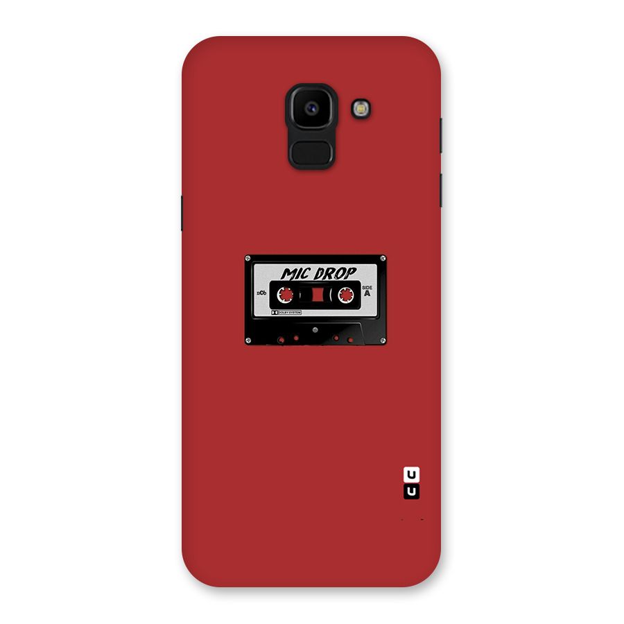 Mic Drop Cassette Minimalistic Back Case for Galaxy J6