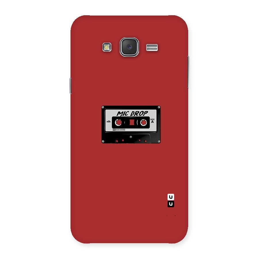 Mic Drop Cassette Minimalistic Back Case for Galaxy J7