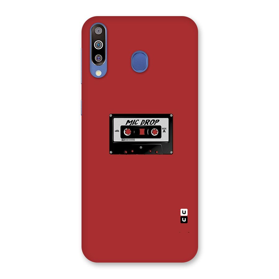 Mic Drop Cassette Minimalistic Back Case for Galaxy M30