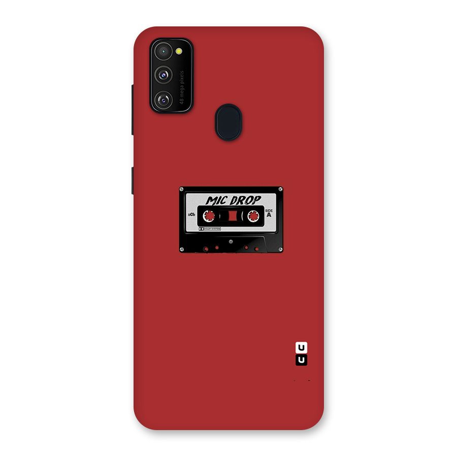 Mic Drop Cassette Minimalistic Back Case for Galaxy M30s
