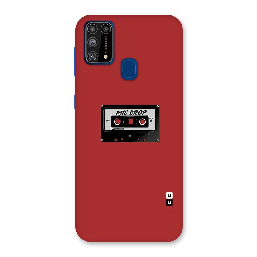 Mic Drop Cassette Minimalistic Back Case for Galaxy M31