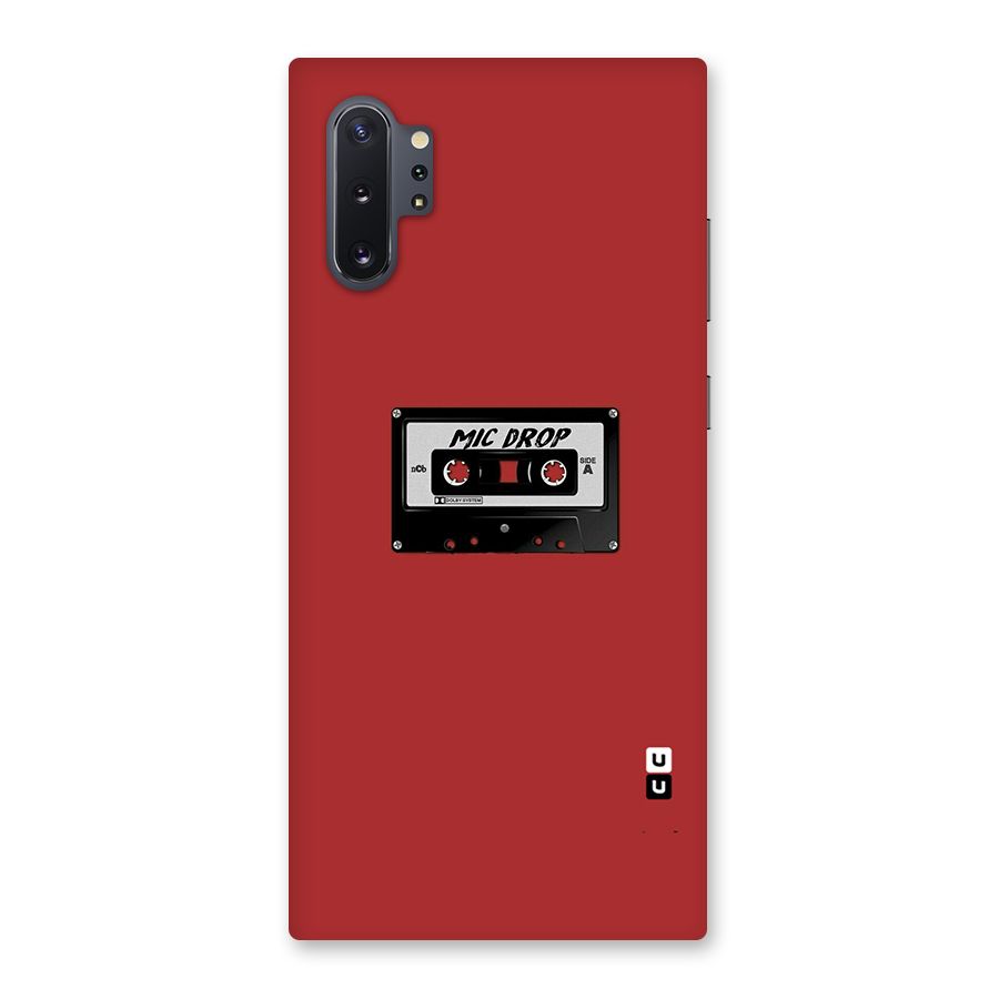Mic Drop Cassette Minimalistic Back Case for Galaxy Note 10 Plus