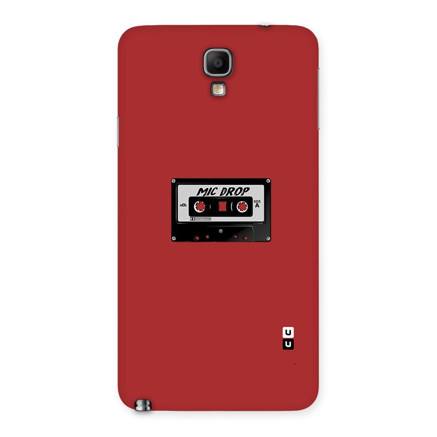 Mic Drop Cassette Minimalistic Back Case for Galaxy Note 3 Neo