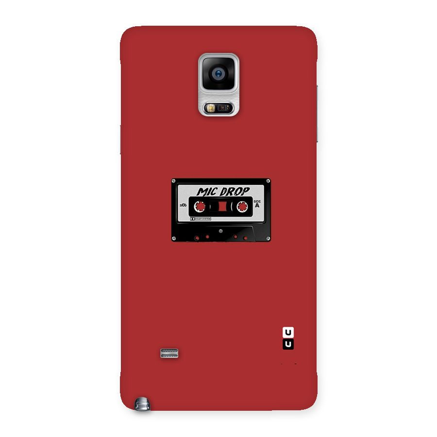 Mic Drop Cassette Minimalistic Back Case for Galaxy Note 4