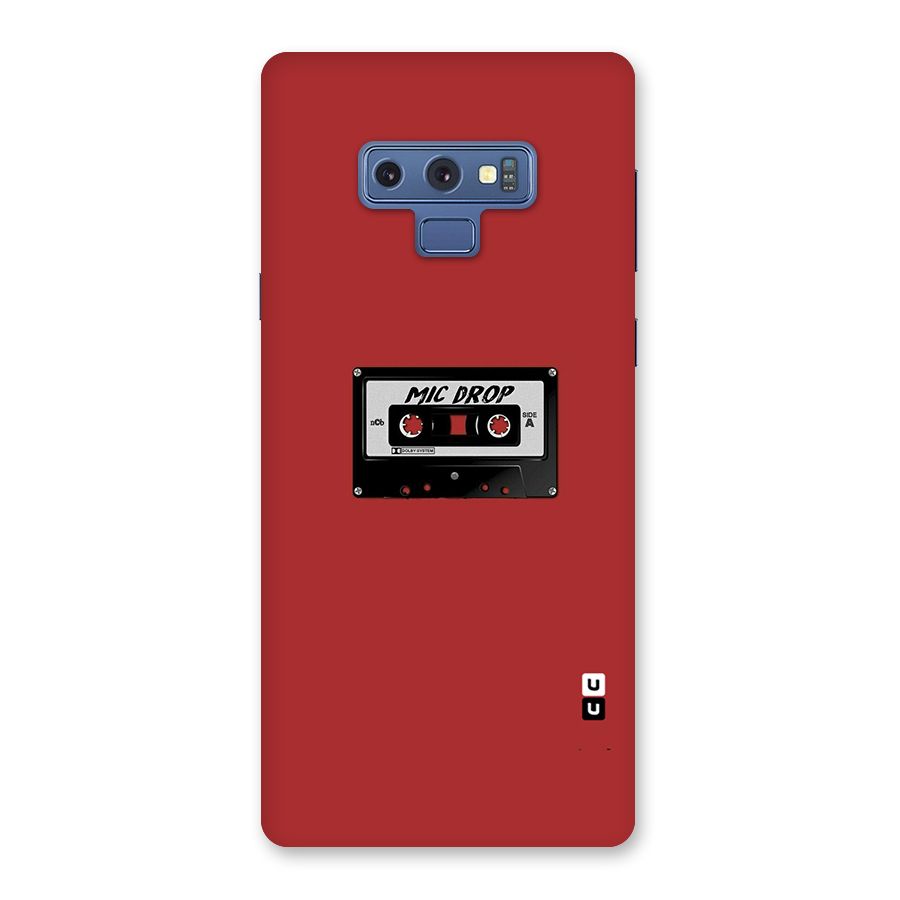 Mic Drop Cassette Minimalistic Back Case for Galaxy Note 9