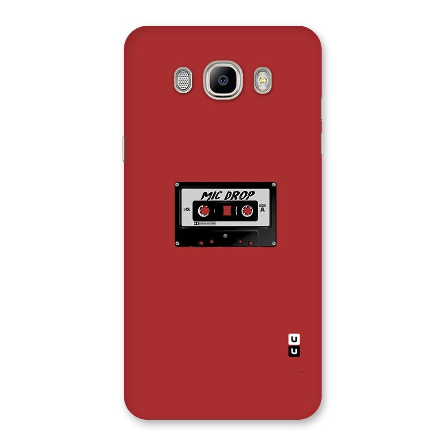 Mic Drop Cassette Minimalistic Back Case for Galaxy On8
