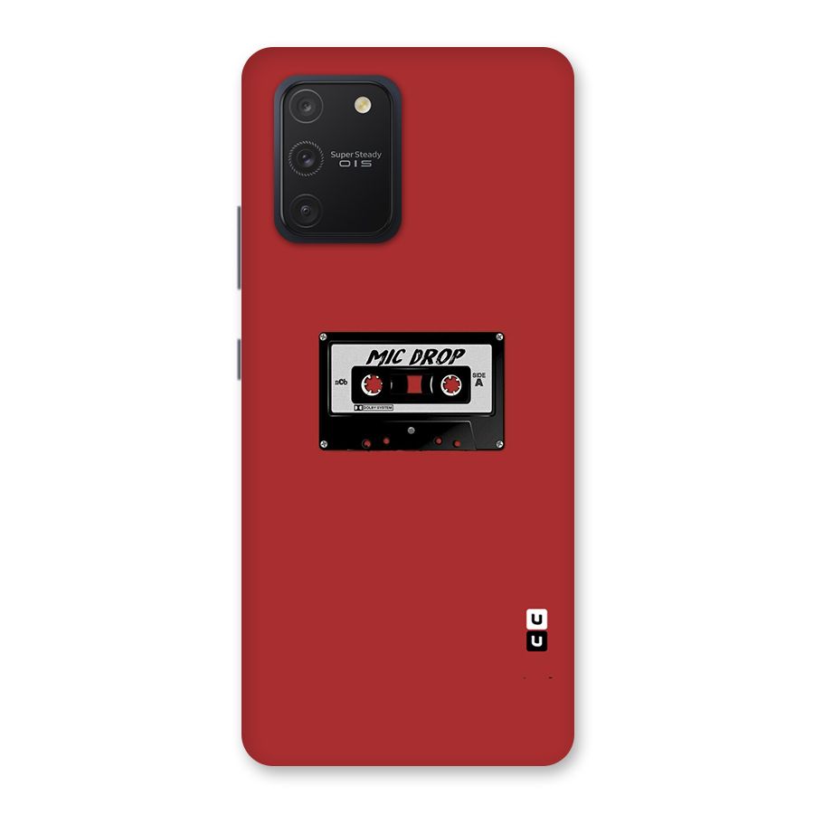 Mic Drop Cassette Minimalistic Back Case for Galaxy S10 Lite