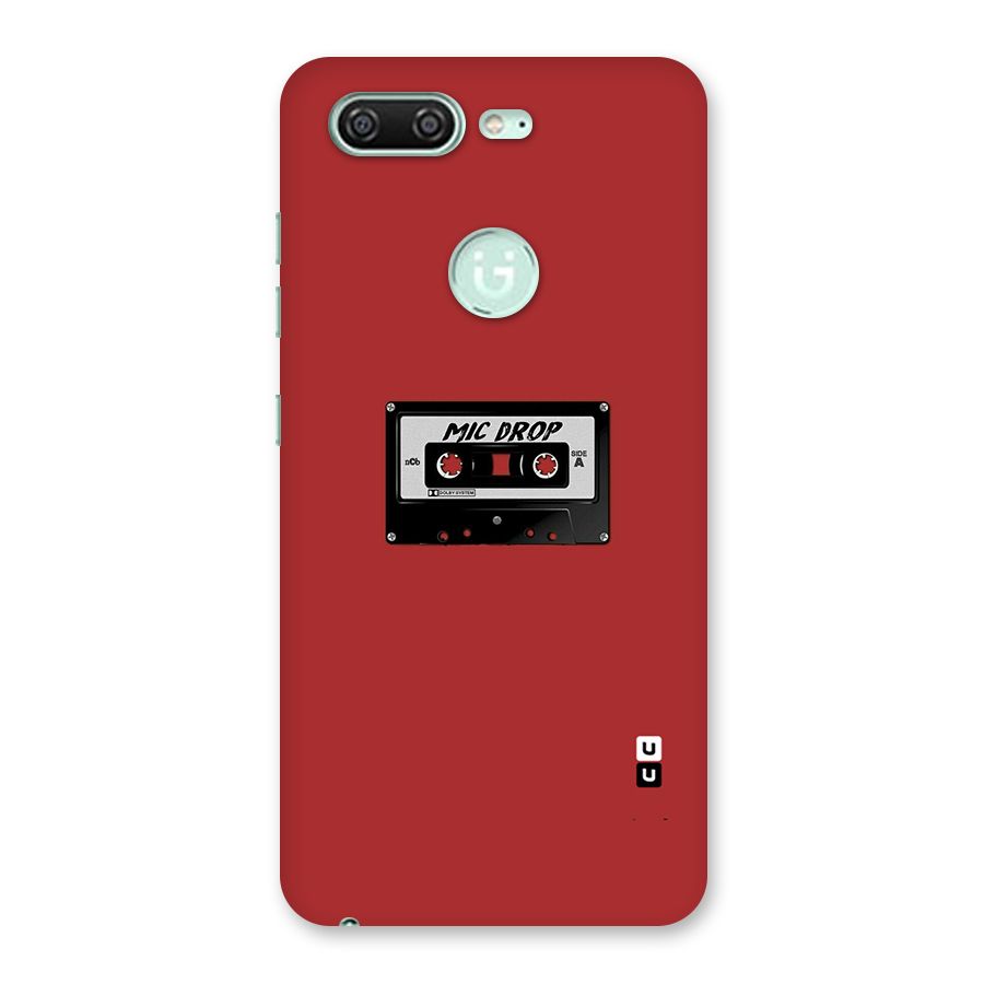 Mic Drop Cassette Minimalistic Back Case for Gionee S10