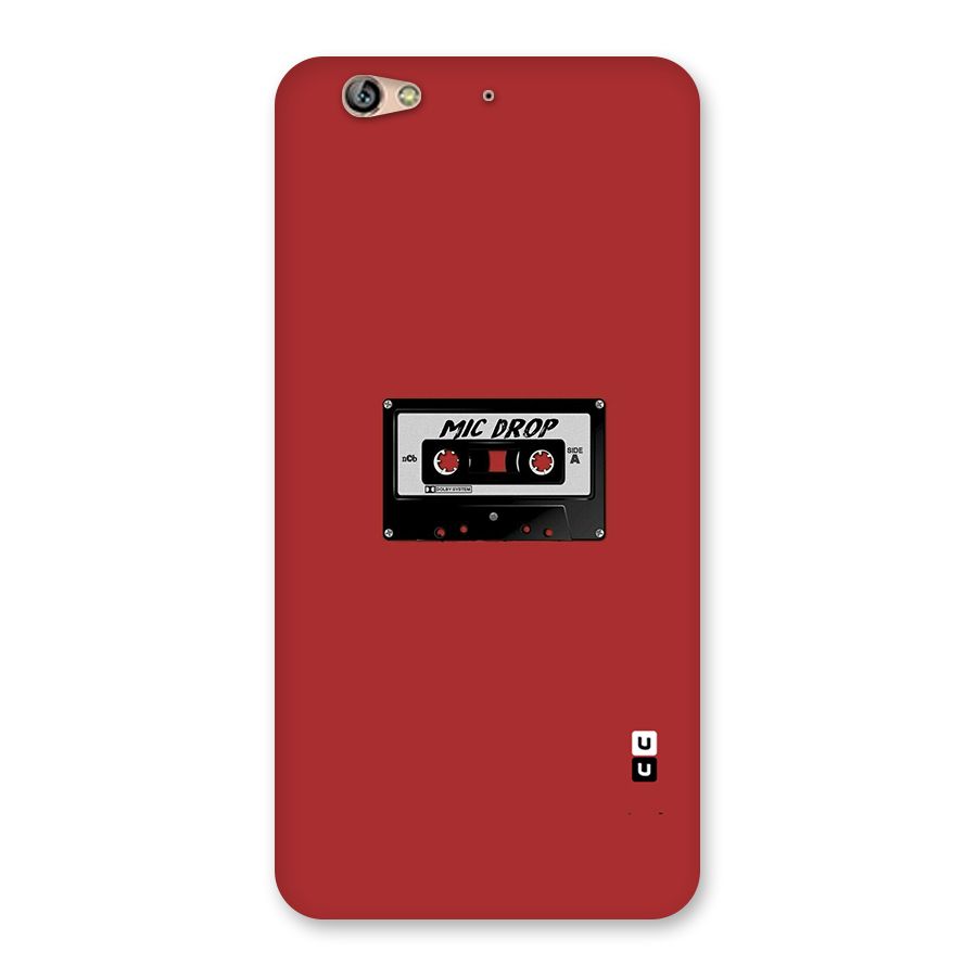 Mic Drop Cassette Minimalistic Back Case for Gionee S6