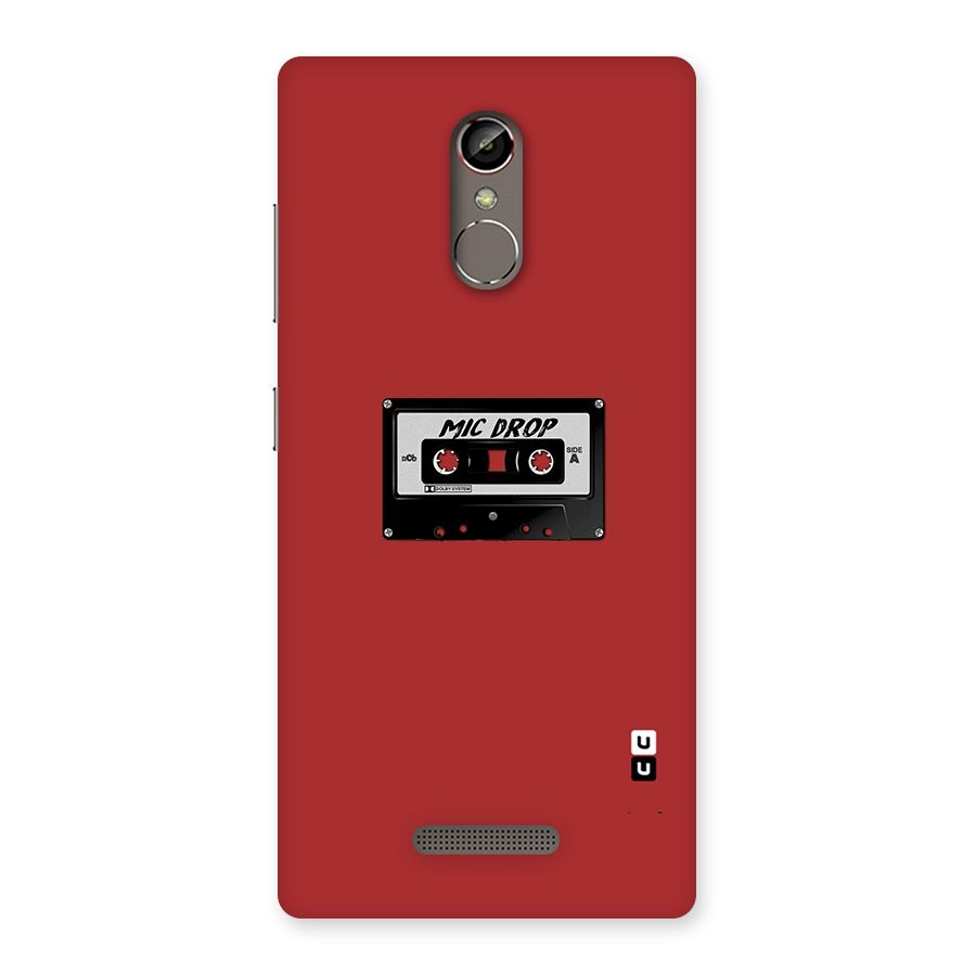 Mic Drop Cassette Minimalistic Back Case for Gionee S6s