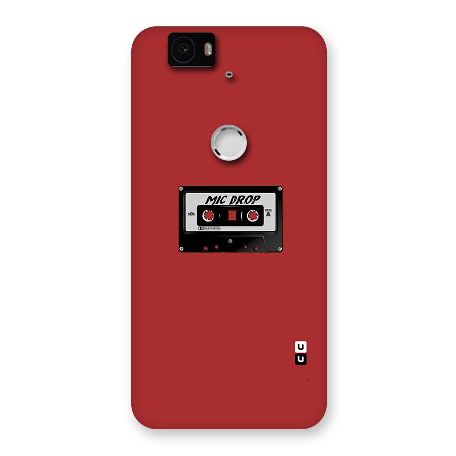 Mic Drop Cassette Minimalistic Back Case for Google Nexus-6P