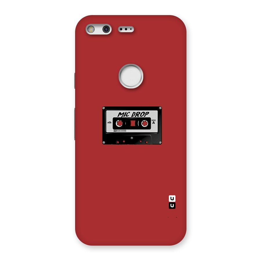 Mic Drop Cassette Minimalistic Back Case for Google Pixel