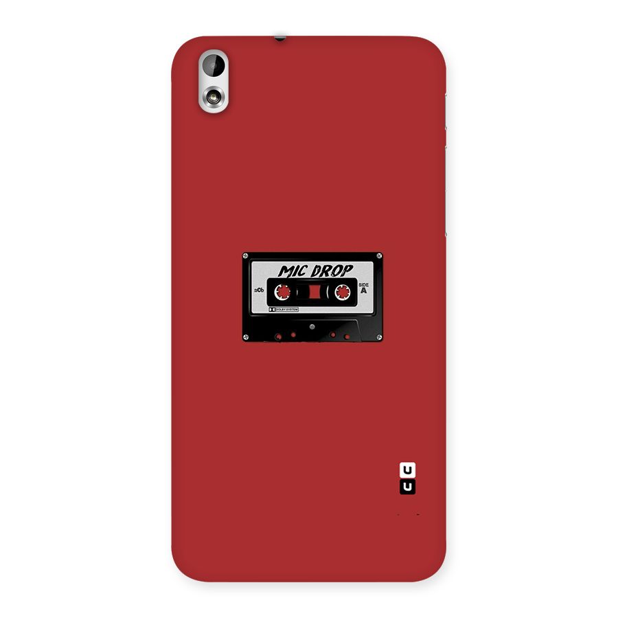 Mic Drop Cassette Minimalistic Back Case for HTC Desire 816g