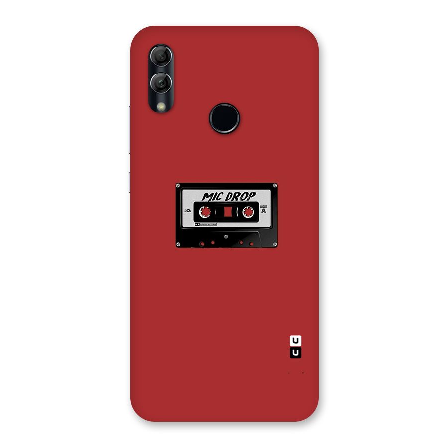 Mic Drop Cassette Minimalistic Back Case for Honor 10 Lite