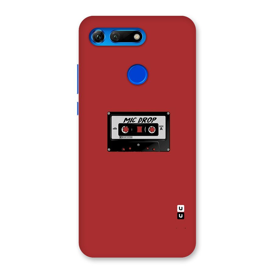Mic Drop Cassette Minimalistic Back Case for Honor View 20