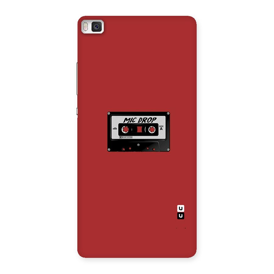 Mic Drop Cassette Minimalistic Back Case for Huawei P8