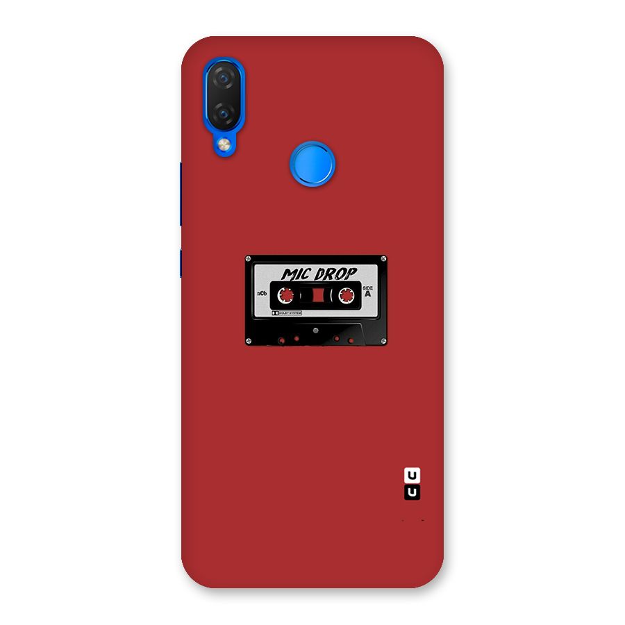 Mic Drop Cassette Minimalistic Back Case for Huawei P Smart+