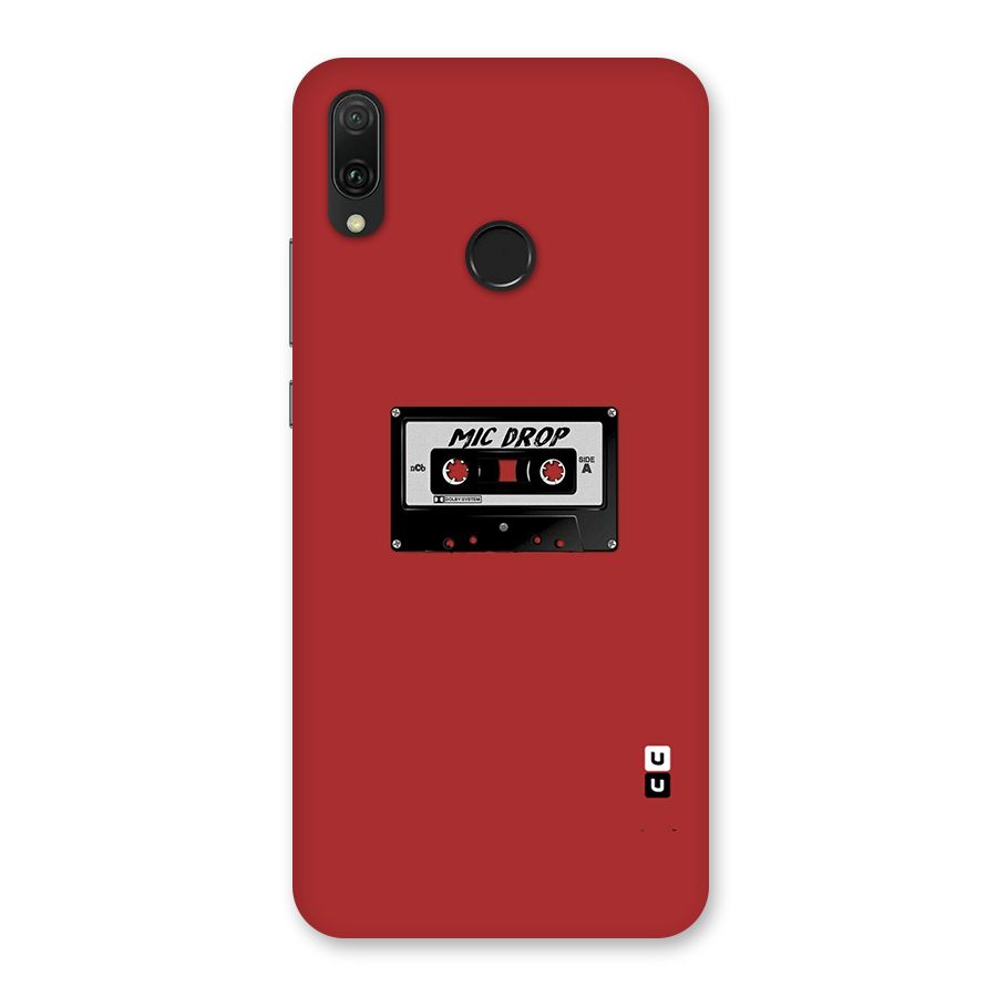 Mic Drop Cassette Minimalistic Back Case for Huawei Y9 (2019)