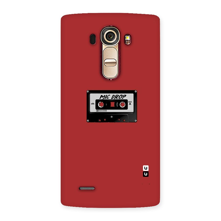 Mic Drop Cassette Minimalistic Back Case for LG G4