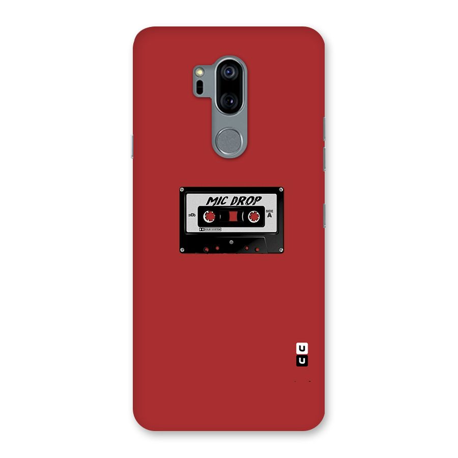 Mic Drop Cassette Minimalistic Back Case for LG G7