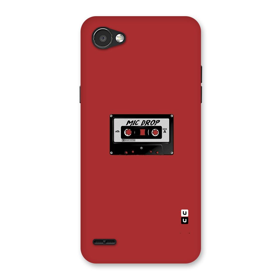 Mic Drop Cassette Minimalistic Back Case for LG Q6