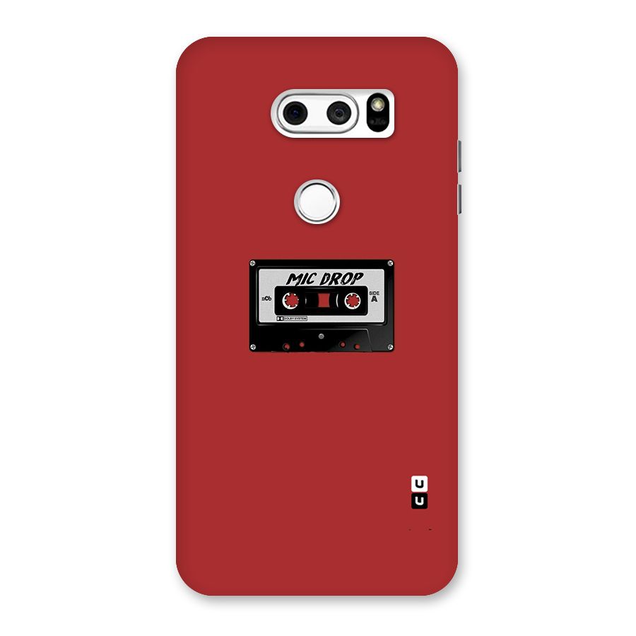 Mic Drop Cassette Minimalistic Back Case for LG V30