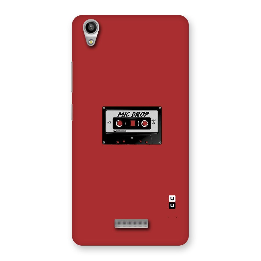 Mic Drop Cassette Minimalistic Back Case for Lava-Pixel-V1