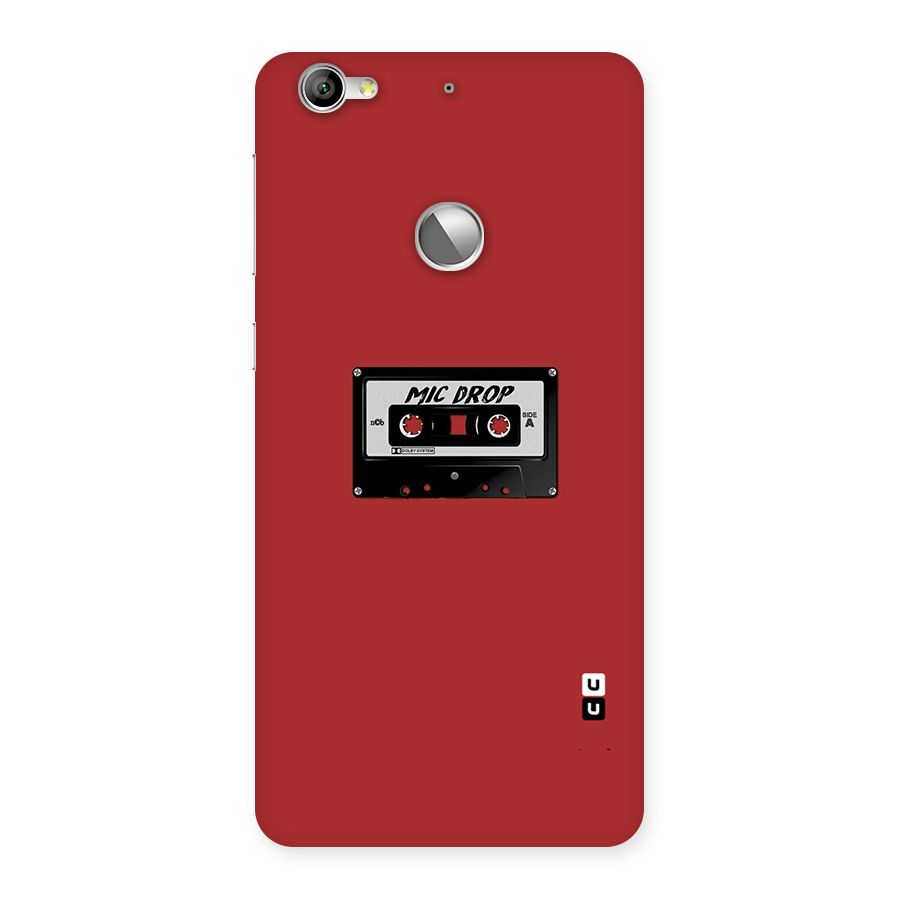 Mic Drop Cassette Minimalistic Back Case for LeTV Le 1s