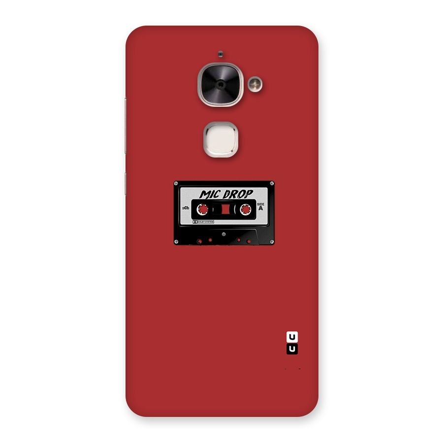 Mic Drop Cassette Minimalistic Back Case for Le 2