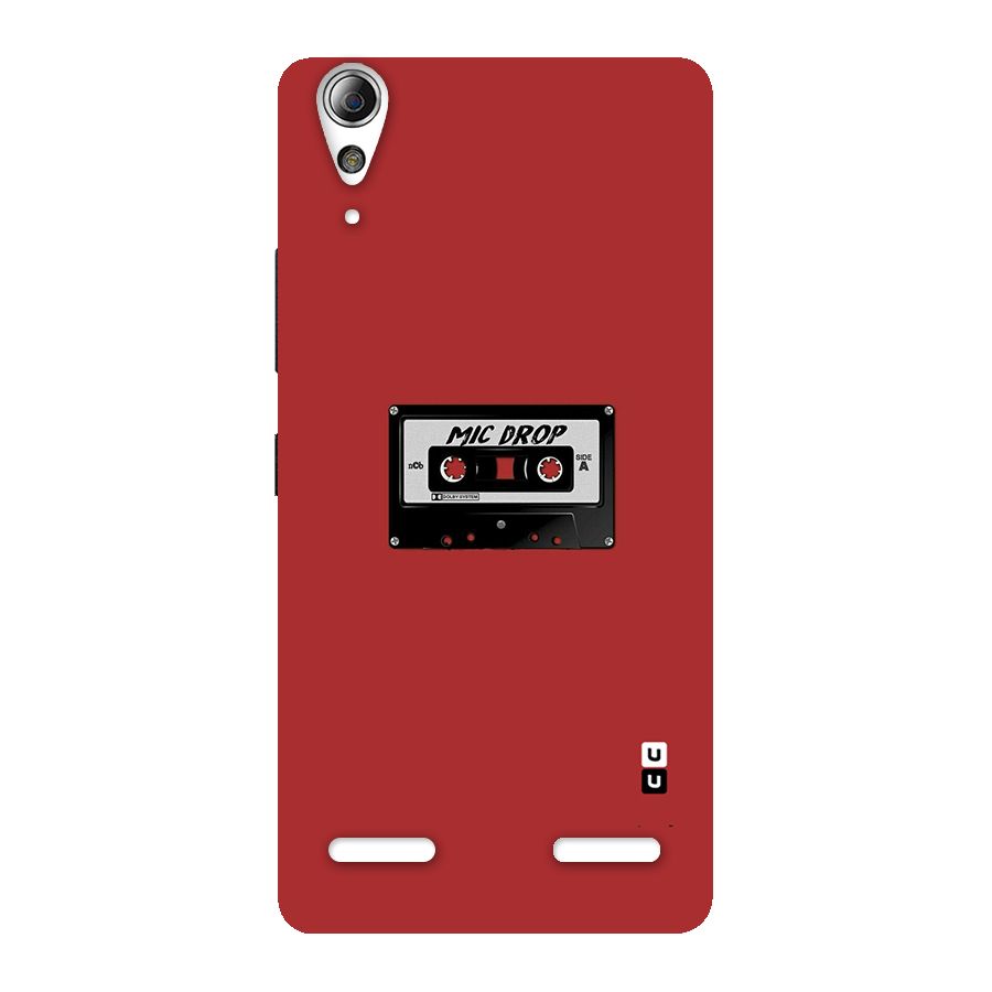 Mic Drop Cassette Minimalistic Back Case for Lenovo A6000