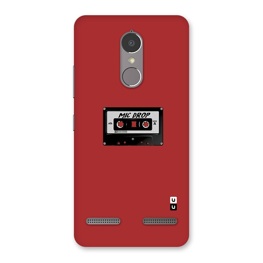 Mic Drop Cassette Minimalistic Back Case for Lenovo K6