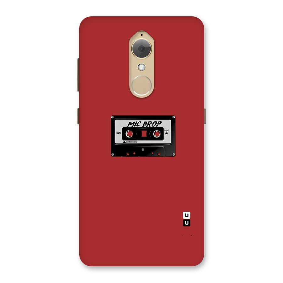 Mic Drop Cassette Minimalistic Back Case for Lenovo K8