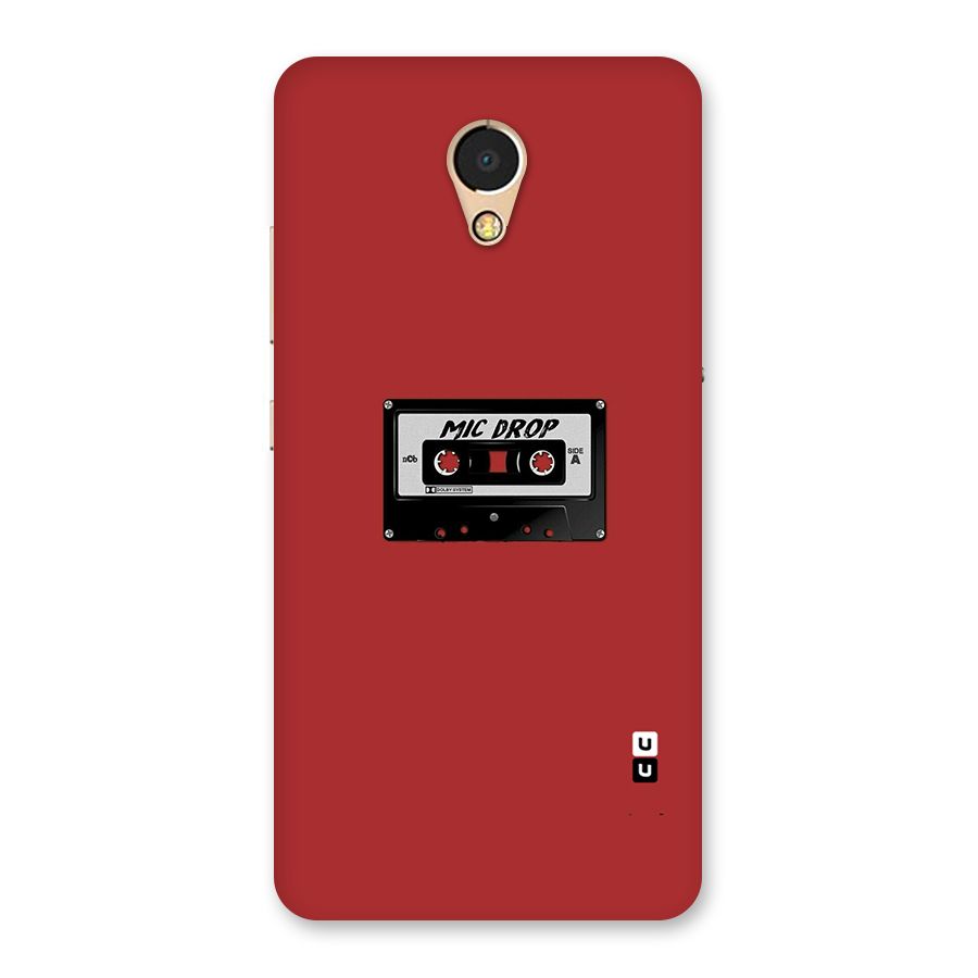 Mic Drop Cassette Minimalistic Back Case for Lenovo P2