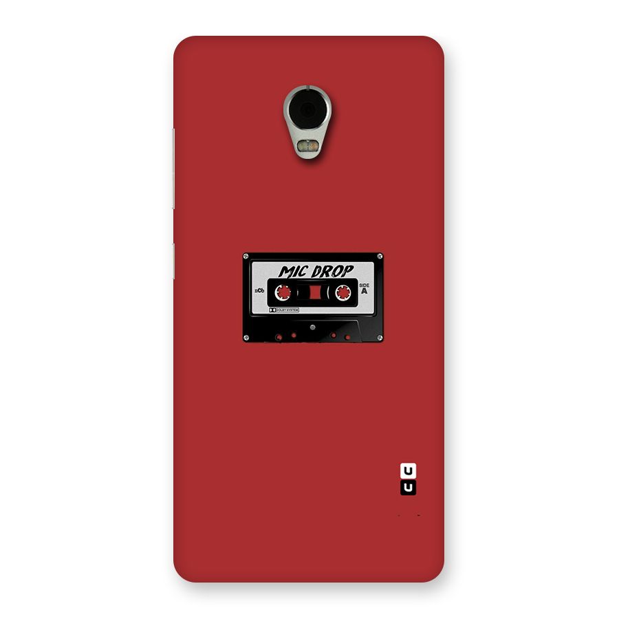 Mic Drop Cassette Minimalistic Back Case for Lenovo Vibe P1