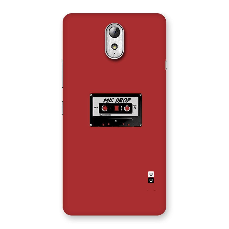 Mic Drop Cassette Minimalistic Back Case for Lenovo Vibe P1M