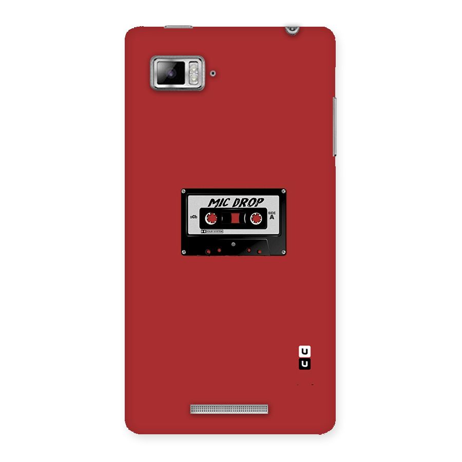 Mic Drop Cassette Minimalistic Back Case for Lenovo Vibe Z K910