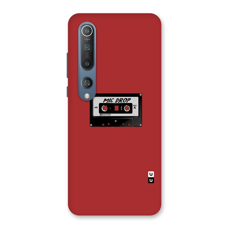 Mic Drop Cassette Minimalistic Back Case for Mi 10