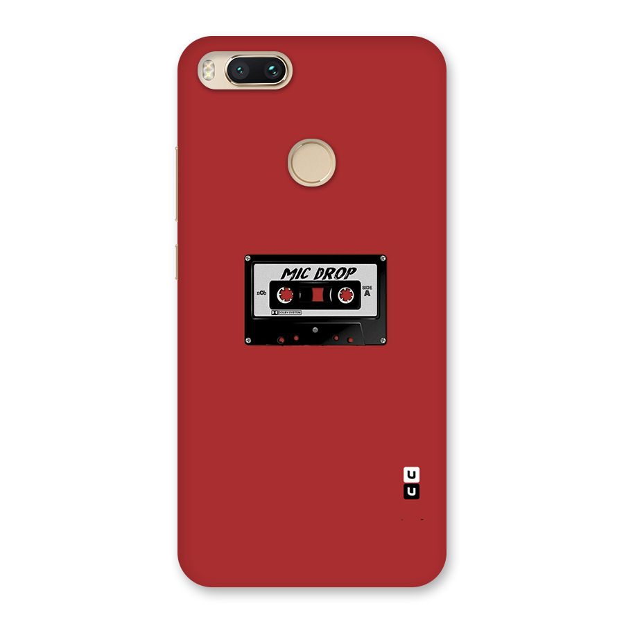 Mic Drop Cassette Minimalistic Back Case for Mi A1
