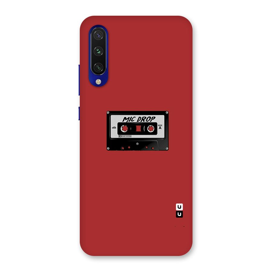 Mic Drop Cassette Minimalistic Back Case for Mi A3