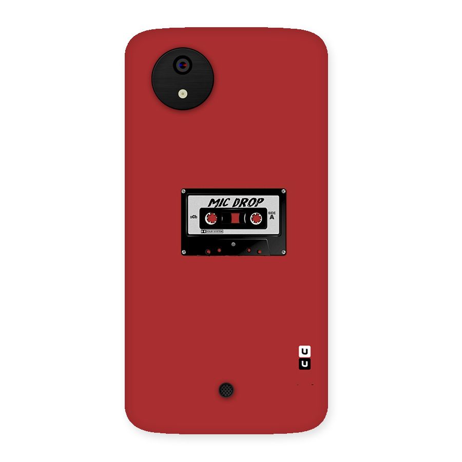 Mic Drop Cassette Minimalistic Back Case for Micromax Canvas A1