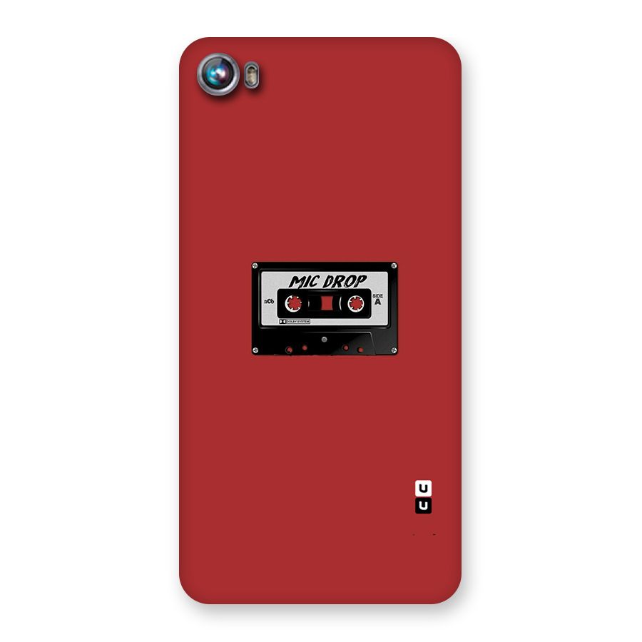 Mic Drop Cassette Minimalistic Back Case for Micromax Canvas Fire 4 A107