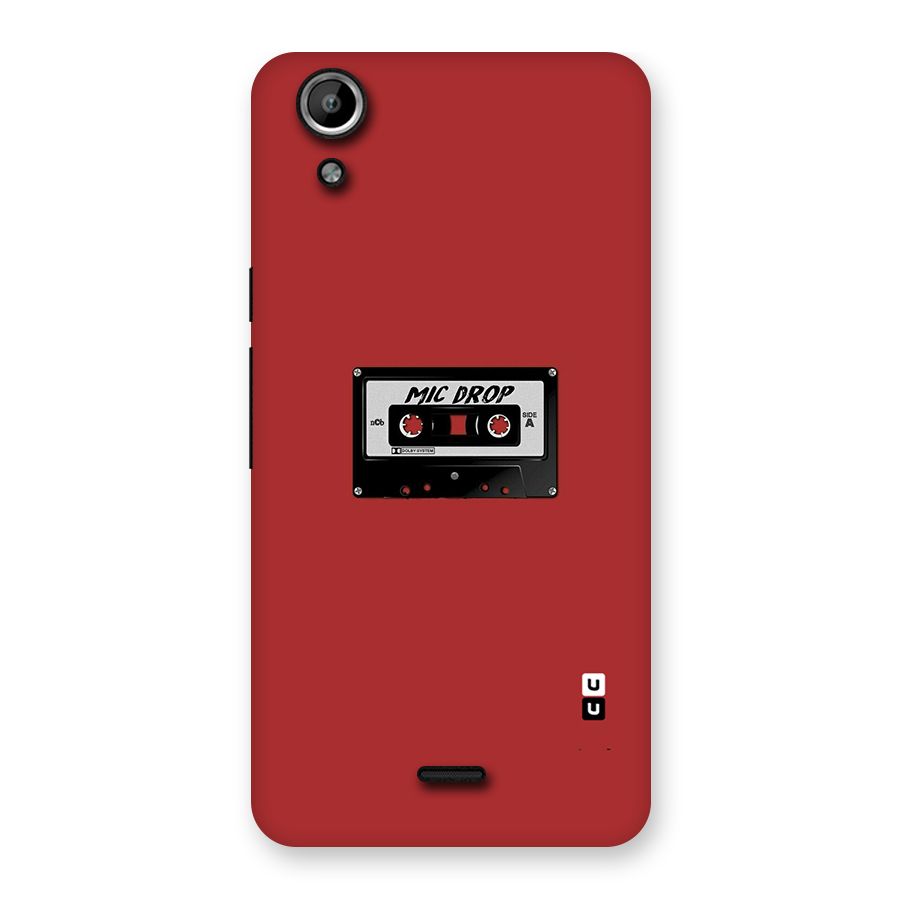 Mic Drop Cassette Minimalistic Back Case for Micromax Canvas Selfie Lens Q345