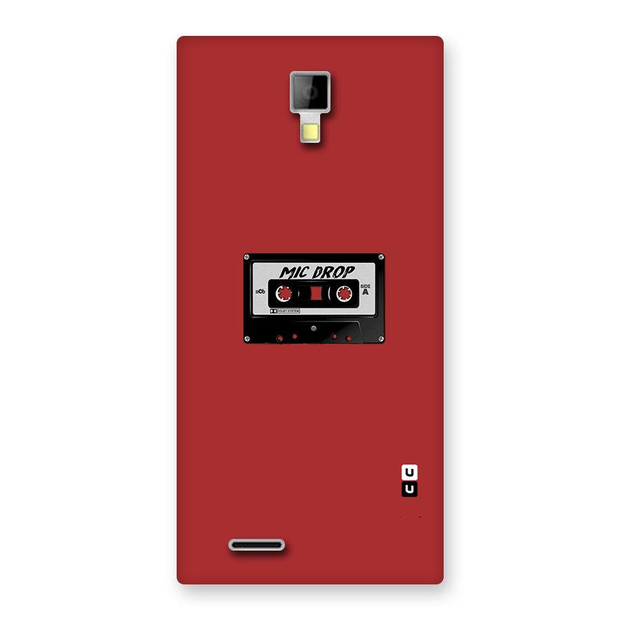 Mic Drop Cassette Minimalistic Back Case for Micromax Canvas Xpress A99