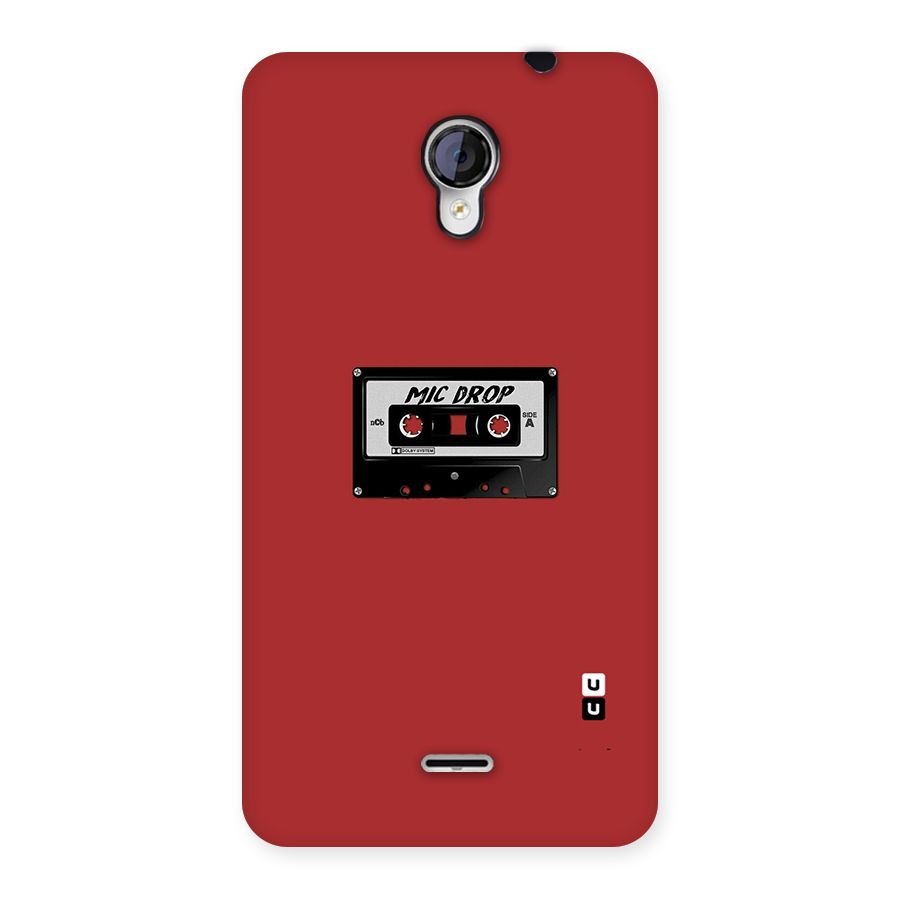Mic Drop Cassette Minimalistic Back Case for Micromax Unite 2 A106
