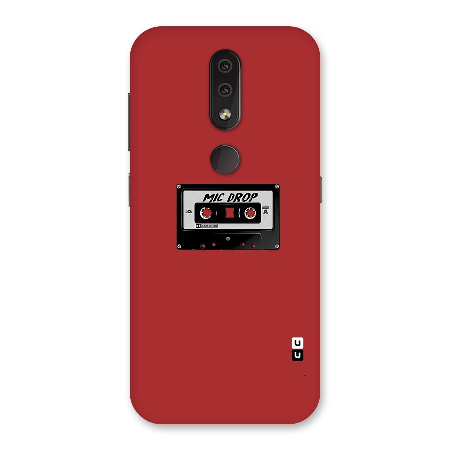 Mic Drop Cassette Minimalistic Back Case for Nokia 4.2