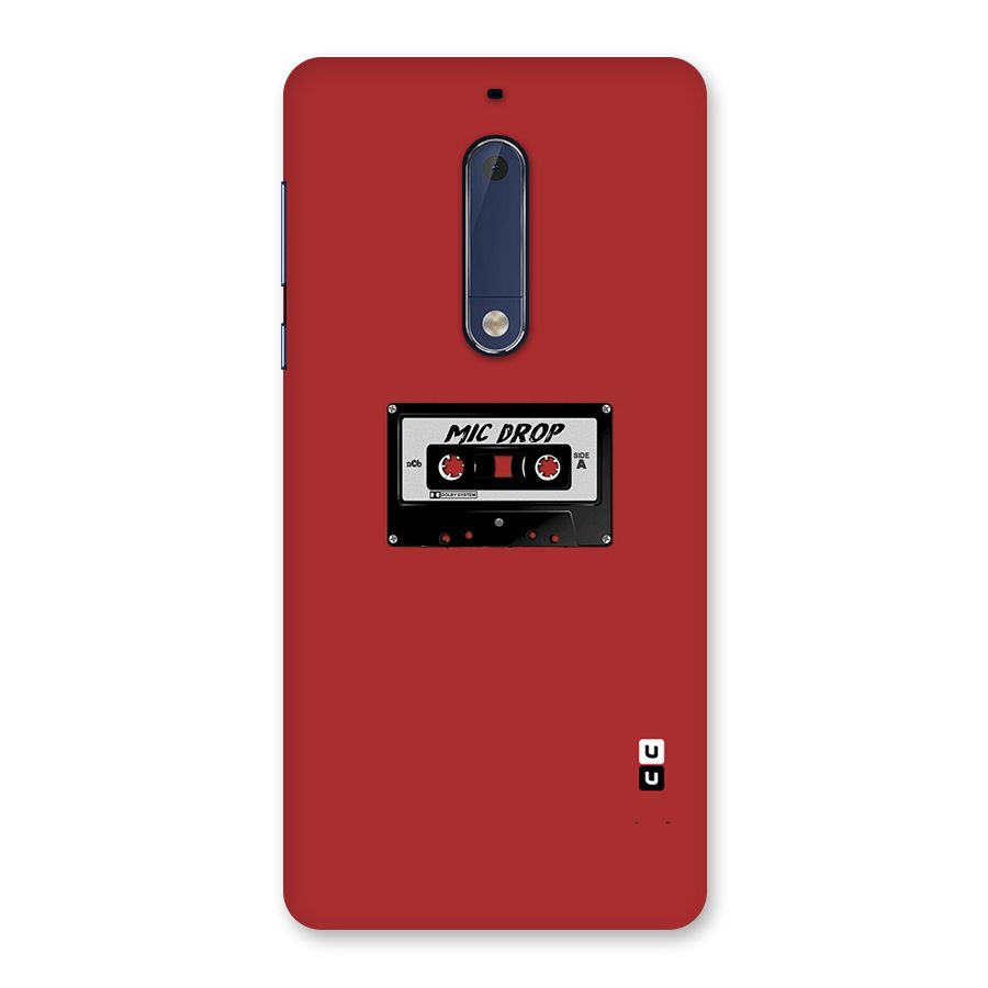 Mic Drop Cassette Minimalistic Back Case for Nokia 5